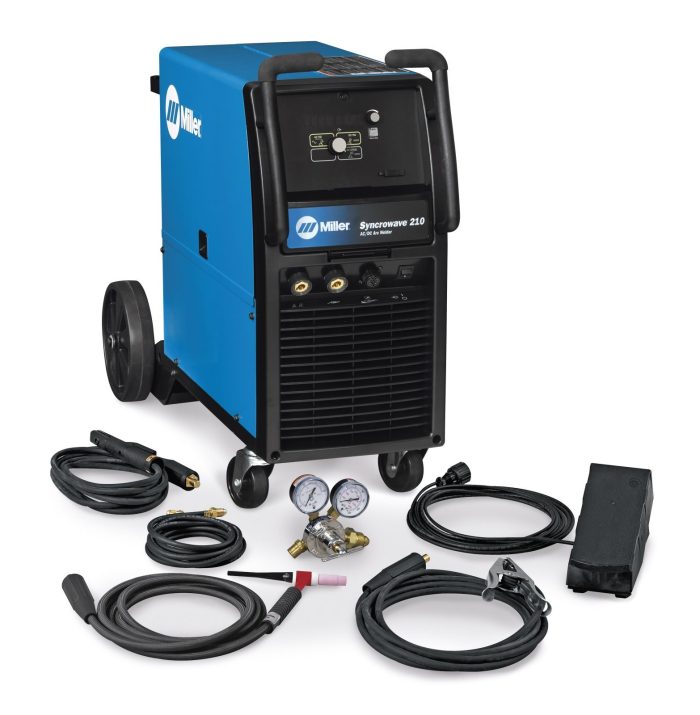 MILLER SYNCROWAVE 210 TIG WELDER 907596 1 2